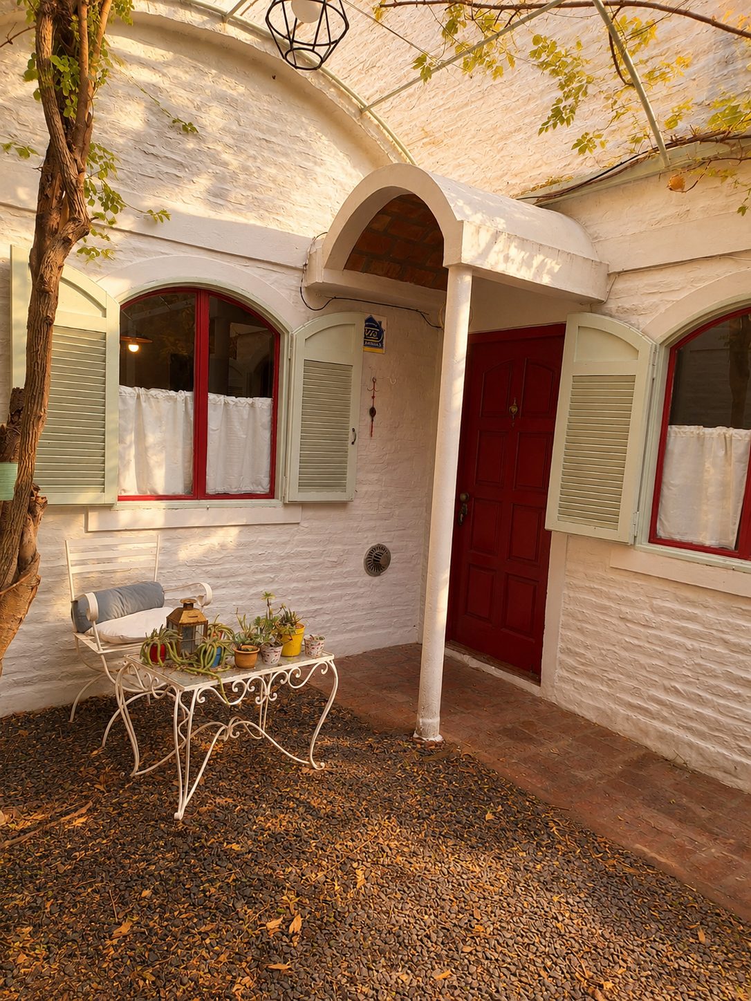 Casa Maipú - living con hogar